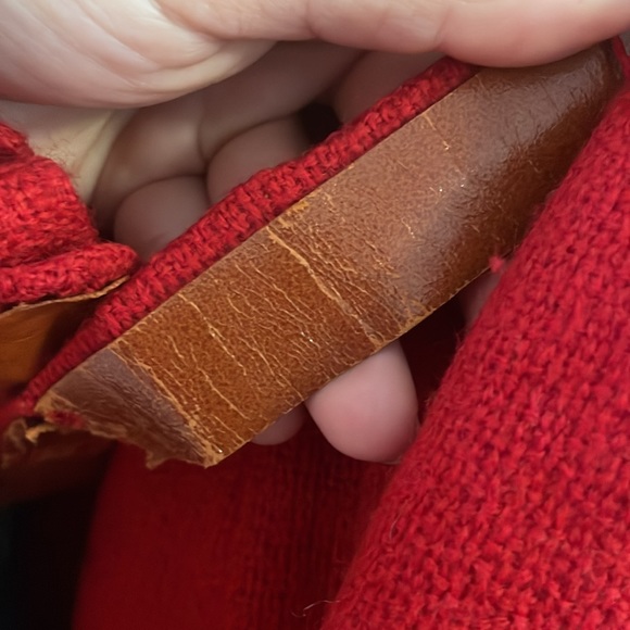 Lanz Original Vintage Wool Red Dress - Picture 9 of 9